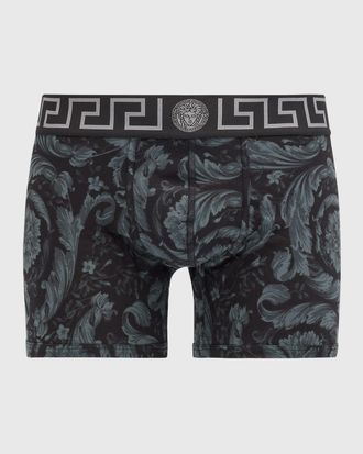 Versace Men & apos;s Barocco Organic Jersey Trunks