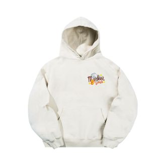Market Mens Desert League Hoodie In White