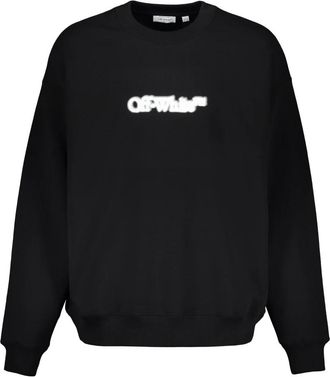 Off-white Minimalistisch Sweatshirt - Heren - Sweatshirts - Zwart - XS - Katoen - Hoodies & sweatvesten
