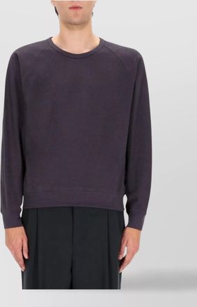 Christophe Lemaire raglan sleeve knit sweater with ribbed hem
