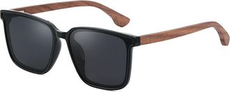 North Beach Cyclone Polarized 70815 Mens Sunglasses Black Size 55