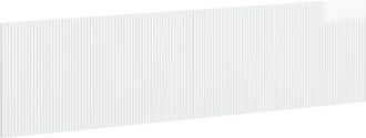 vidaXL Cabecero Montada En La Pared Arnhem Blanco Brillante Vidaxl