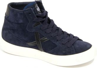 Munich Moebius 05 Su&egrave;de Schoenen - Heren - Sneakers - Blauw - 40 EU - Su&egrave;de - Schoenen