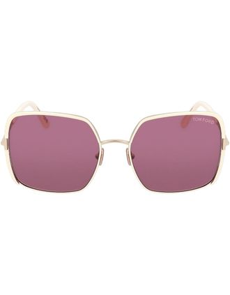 Tom Ford Womens Tom Ford Ft1006 32Y Raphaela Gold Sunglasses - Size: ONE size