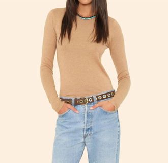 Xirena Crewe Knit Sweater In Raffia