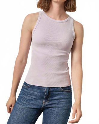 Lilla P Sunwashed Rib Tank In Freesia