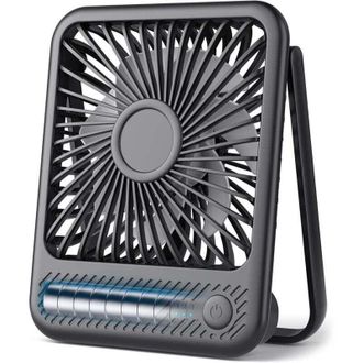 OEM Ventilador Oscilante Autom&aacute;tico Crezuo De 6,5 Pulgadas, Bater&iacute;a De 4000 Mah, 4 Velocidades, Tecnolog&iacute;a Silenciosa, Ventilador De Escritorio Usb Para E