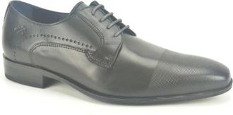 Fluchos Zwart Gekleed N.+print Tip - Heren - Nette schoenen - Zwart - 40 EU - Schoenen