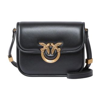 Pinko Love One Box Bag Mini Shiny - Dames - Mini tas - Zwart - ONE Size - Tassen