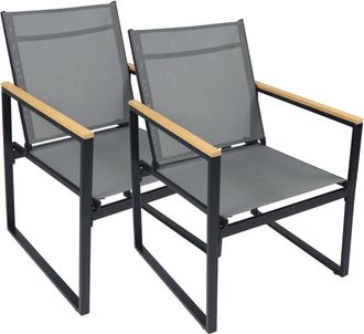 VCM 4 Unids Set Silla De Jard&iacute;n Silla De Sal&oacute;n Ofrece Alta Comodidad De Asiento Dimensiones Aprox. Al. 83 X An. 54 X T. 65 Cm Sillas De Jard&iacute;n Muebles De 