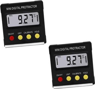 OEM Rapporteur Angle Digital - Pantalla Lcd Retroiluminada - Calibraci&oacute;n Ajustable - Nivel Integrado - Para Medici&oacute;n Precisa De &Aacute;ngulo Relativo Y Absoluto