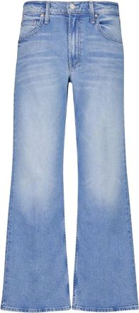 Mother Jeans svasati Bookie a vita alta - Blu