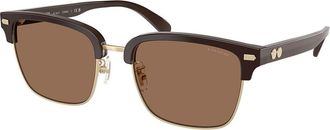 Coach HC8412 CW406 554273 Mens Sunglasses Brown Size 56