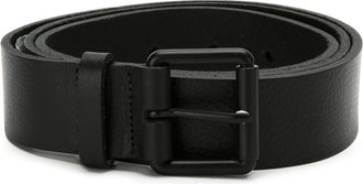 Osklen leren riem - Zwart