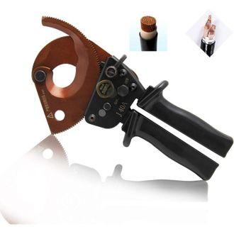 OEM Cortacables De Trinquete Para Cobre Y Aluminio De Hasta 300 Mm&sup2; - Acero Forjado - Dise&ntilde;o Ergon&oacute;mico Para Cortes R&aacute;pidos Y Precisos