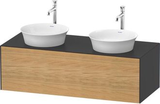 Duravit Tulip Blanco, Mueble De Pared, Ancho 1300 X Fondo 550mm, - Duravit