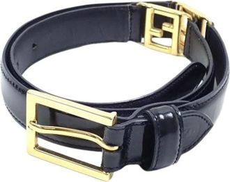 Fendi Pre-owned Belts, female, Black, Size: ONE SIZE Pre-owned Vintage Standard Belt