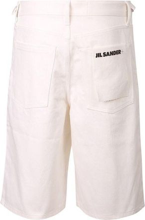 Jil Sander Mens White Cotton Knee Length Clothing