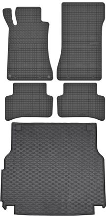 OEM Juego De Alfombrillas De Goma Para Coche Y Maletero Para Mercedes Clase C W204 Familiar (2007-2014)