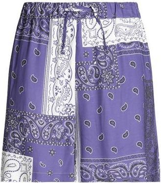 8 by YOOX VISCOSE WIDE LEG SHORTS