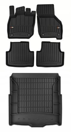 OEM Juego De Alfombrillas De Goma 3d Para Vw Golf 8 Kombi Hybrid Desde 2019