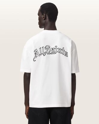 AllSaints Descent Oversized Graphic T-Shirt