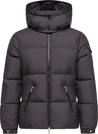 Moncler Moncler Fourmines Hooded Short Down Jacket, Women, Black, Size: 0