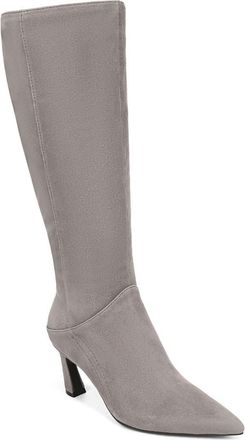 Naturalizer Edina Pointed Toe Knee High Boot in Fog Stone Grey Wc at Nordstrom, Size 6.5