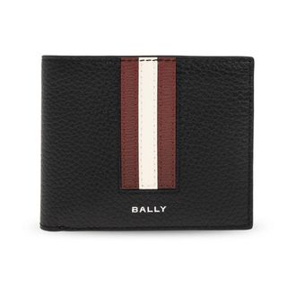 Bally Wallets & Cardholders, male, Blue, Size: ONE SIZE Leather wallet with logo