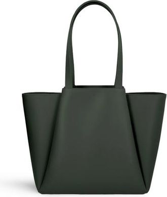 Kaai Pyramid Leather Tote Bag in Forest Green at Nordstrom
