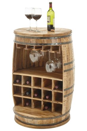 Livetastic BAR, Braun, Holz, Mangoholz, massiv, 58x91x58 cm, Esszimmer, Barm&ouml;bel, Barschr&auml;nke & Theken