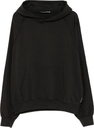 Palm Angels logo-embroidered hoodie - Grey