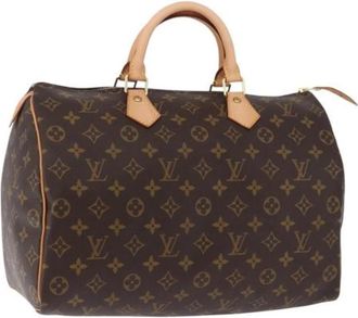 Louis Vuitton Pre-owned Hand Bag - Dames - Vintage Handtas - Bruin - ONE Size - Vintage