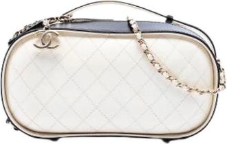 Chanel Pre-owned Borsa Vanity Trapuntata - - Pre-owned - Donna - Bianco - ONE SIZE