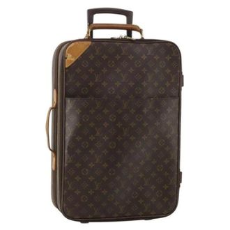 Louis Vuitton Pre-owned Vintage Koffer - Dames - Pre-owned - Bruin - Maat: ONE Size Zijde
