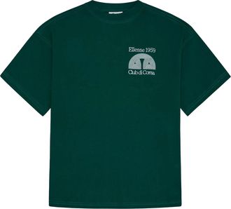 Ellesse Heren Club Di Corsa T-Shirt (Donkergroen)