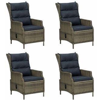 vidaXL Juego De Comedor Para Jard&iacute;n De 5 Piezas Marr&oacute;n Vidaxl