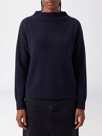 Vince Funnel Neck Jumper in Pure Cashmere with Dropped Shoulders