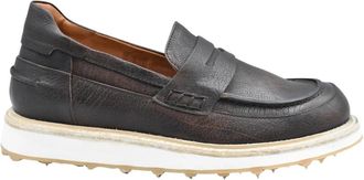 Ernesto Dolani Beige Mocassin Schoenen met Veters - Heren - Loafers - Zwart - 40 EU - Schoenen