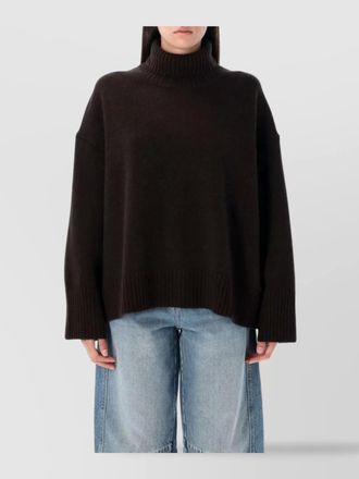 SOEUR william high neck wool knit pullover