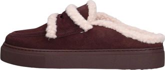 INUIKII Mule Wool - Dames - Schoenen - Rood - Maat: 37 EU Wol