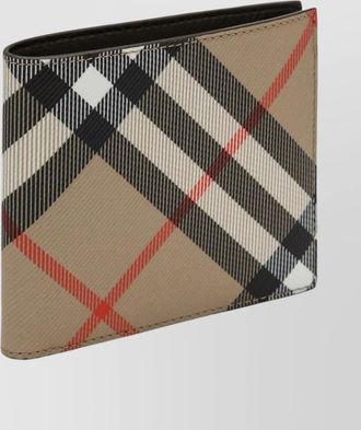 Burberry checked wallet