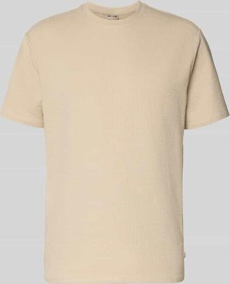 Only & Sons Regular Fit T-Shirt aus Baumwoll-Mix Modell KIAN in Beige, Gr&ouml;&szlig;e XXL