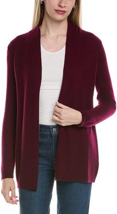 Sofiacashmere Drape Wool & Cashmere-Blend Cardigan
