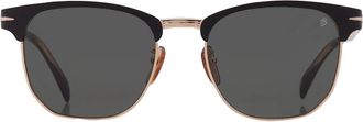 David Beckham Green Square Mens Sunglasses DB 7057/F/S 0003/QT 56