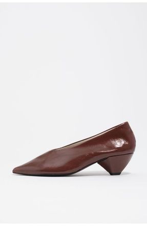 Bimba & Lola Leather Mid-Heel Shoe. in Brown at Nordstrom, Size 35