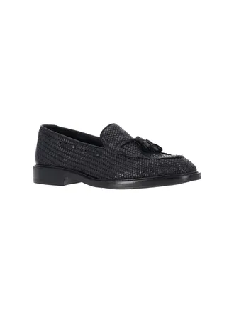 Alexander Hotto Mens Flat Shoes Black Leather