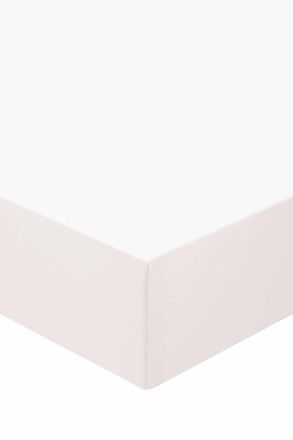 Murmur 1000TC Plain Dye Fitted Sheet in White | Size: Double Fitted