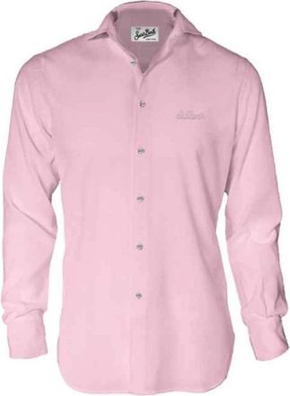 Saint Barth Camicia Chemise - Heren - Casual Overhemden - Roze - S - Katoen - Overhemden