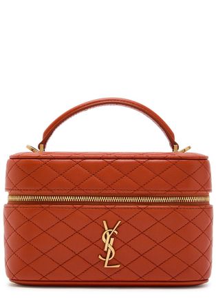 Saint Laurent Gaby Mini Quilted Leather top Handle bag - Red - One Size